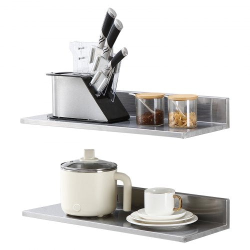 VEVOR 21.8 x 61 cm Stainless Steel Shelf