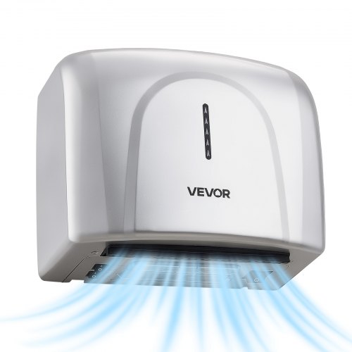 VEVOR Hand Dryer, 1300W Bathroom Air Hand Dryer, Automatic High Speed with HEPA Filter, Fast Drying, Premium ABS Construction, AC220-240V Commercial Wall Mounted for Home Bathroom, Guest Room,Homestay
