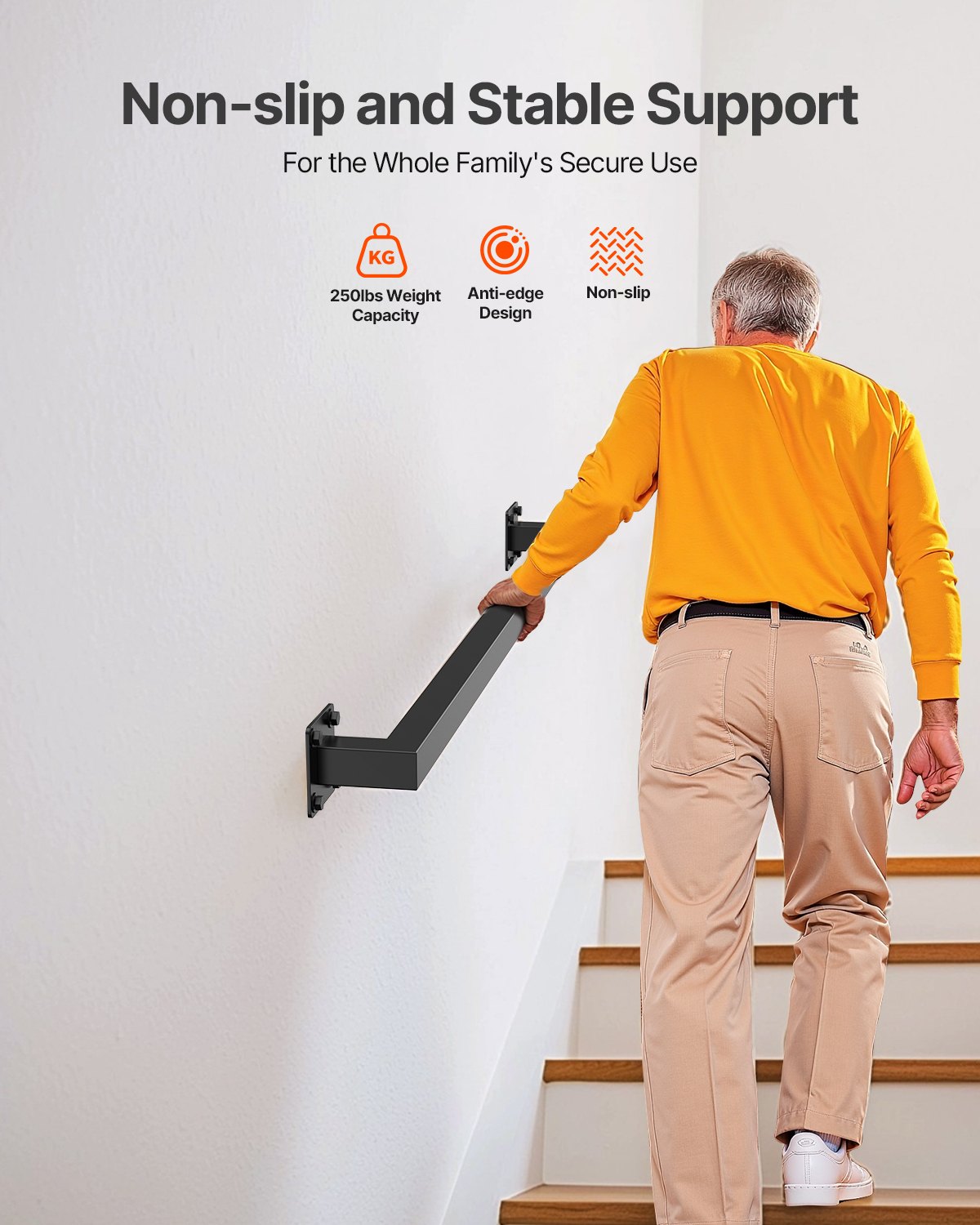 VEVOR Wall Mounted Stair Handrail