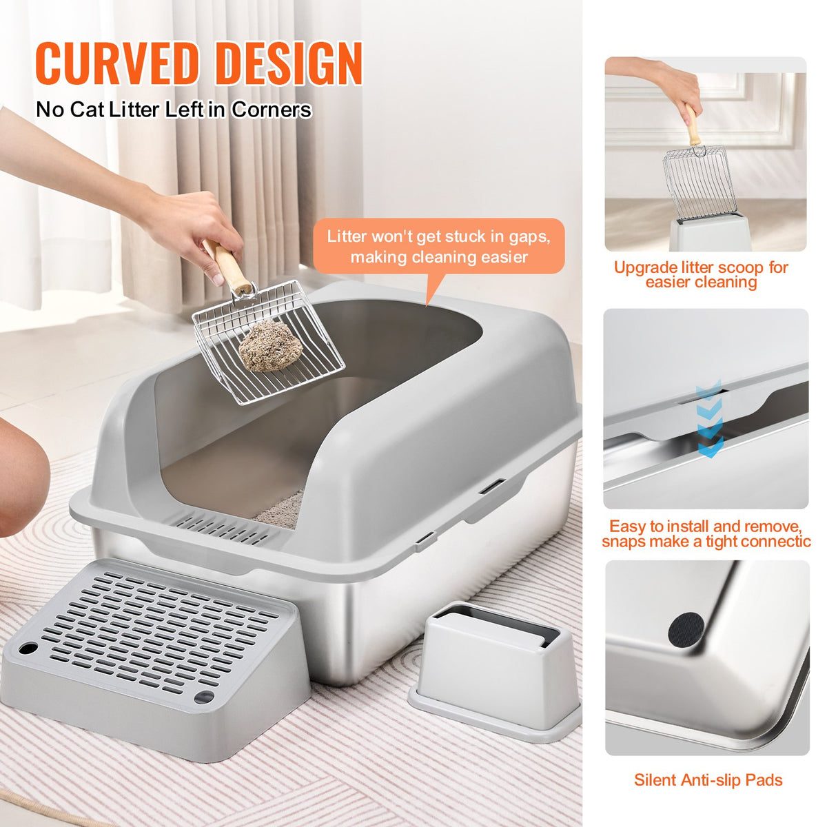 VEVOR Cat Litter Box