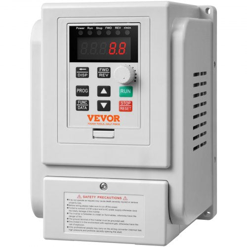 VEVOR VFD 4KW，18A，5HP Variable Frequency Drive for 3-Phase Motor Speed Control
