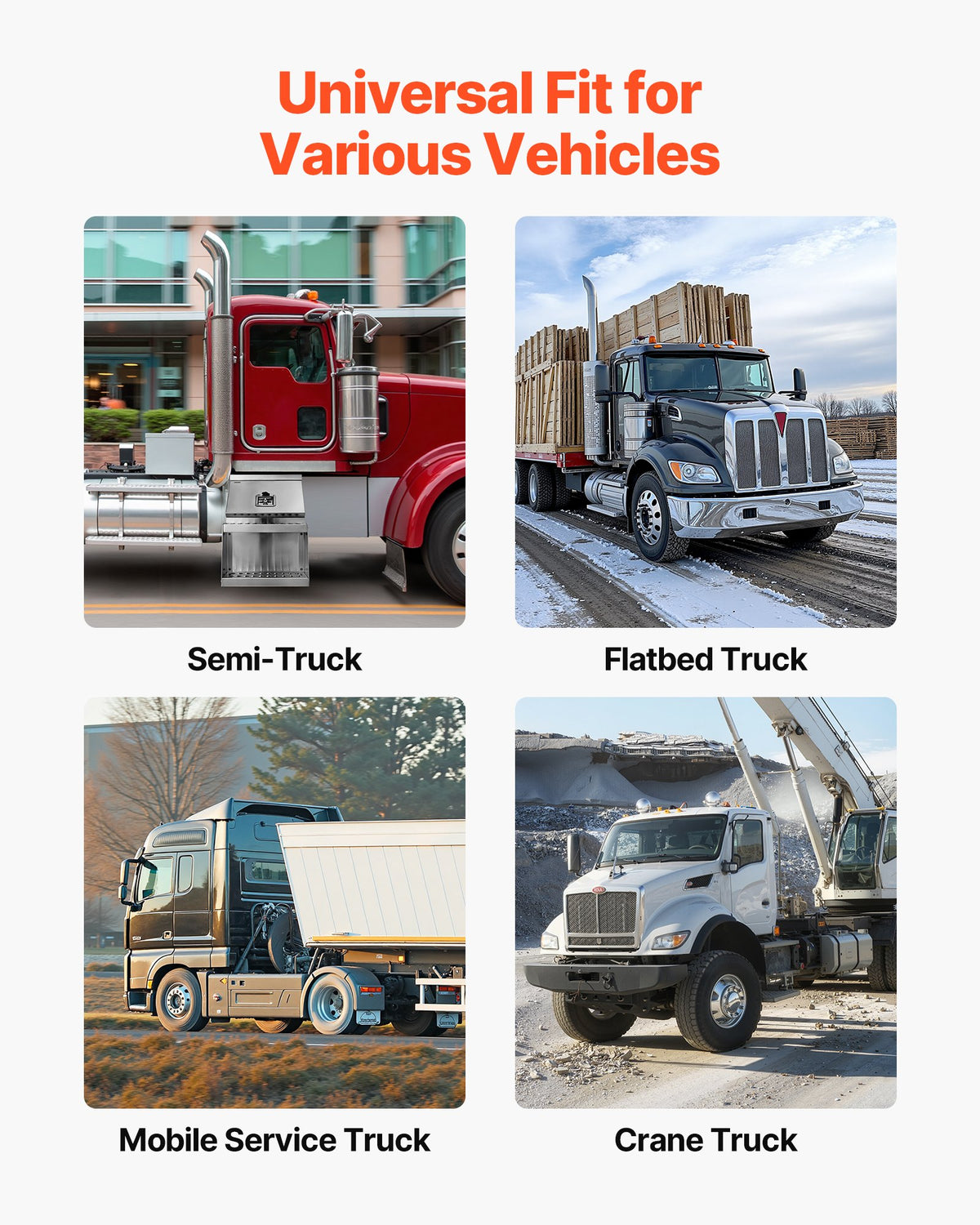 VEVOR Semi-Truck Step Tool Box