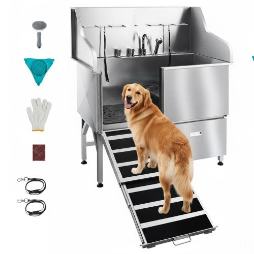 VEVOR 304 Stainless Steel Dog Washing Station