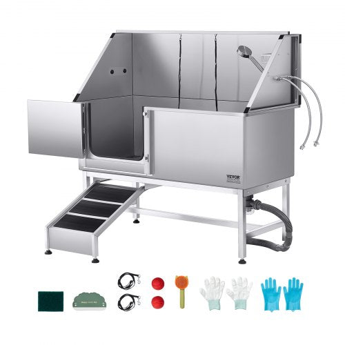 VEVOR Stainless Steel Dog Washing Station