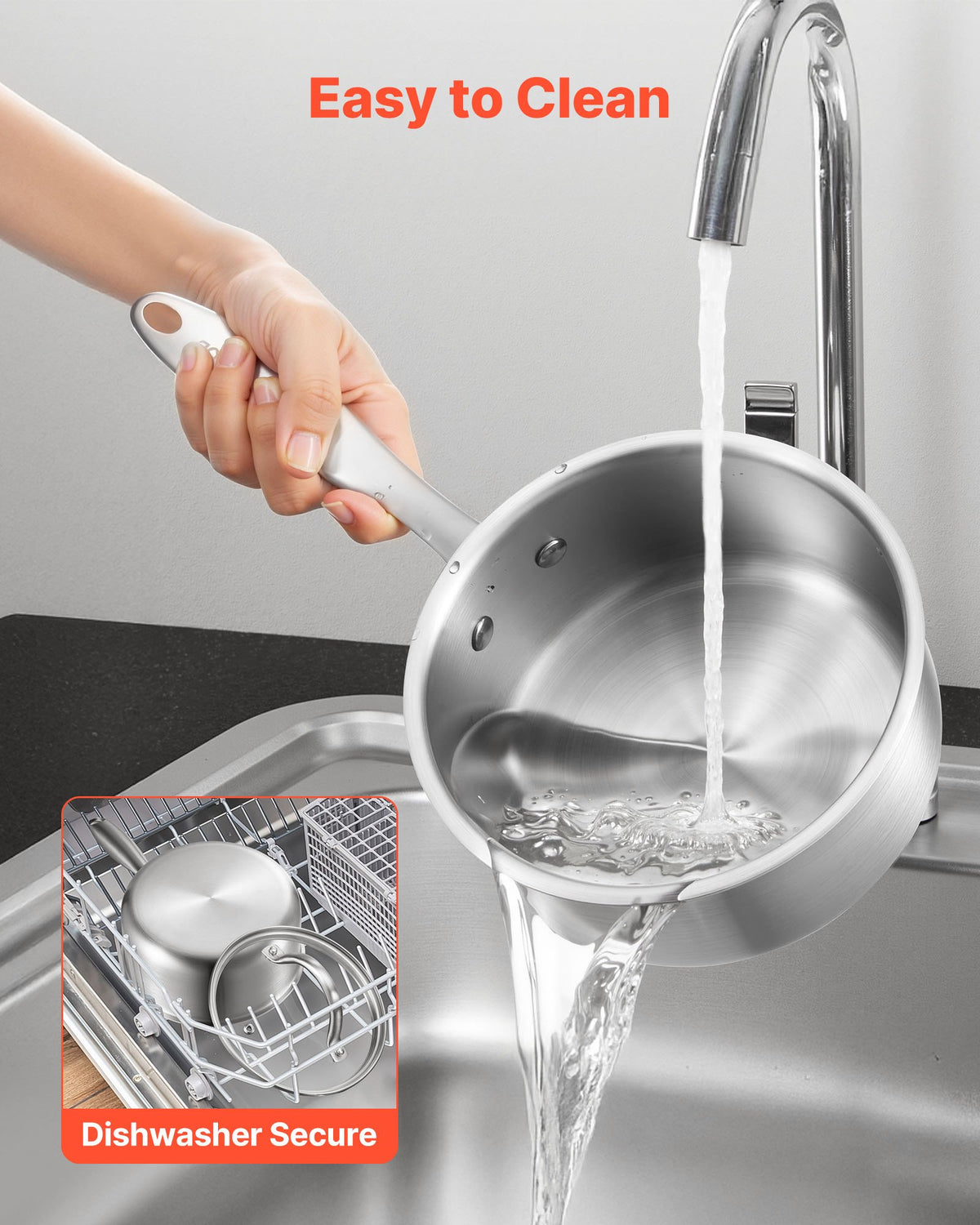 VEVOR 1.5 QT Saucepan