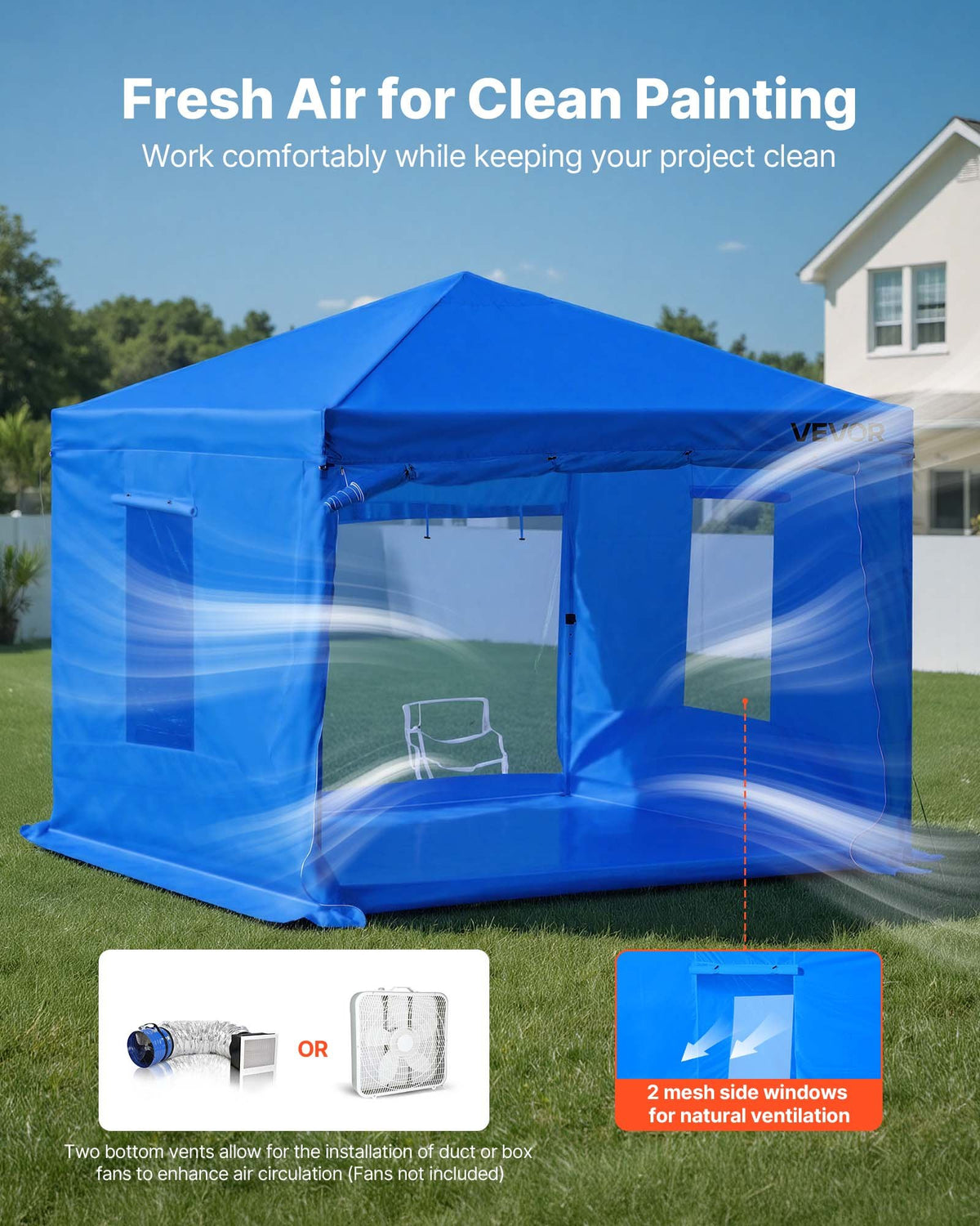 VEVOR Portable Paint Booth Tent