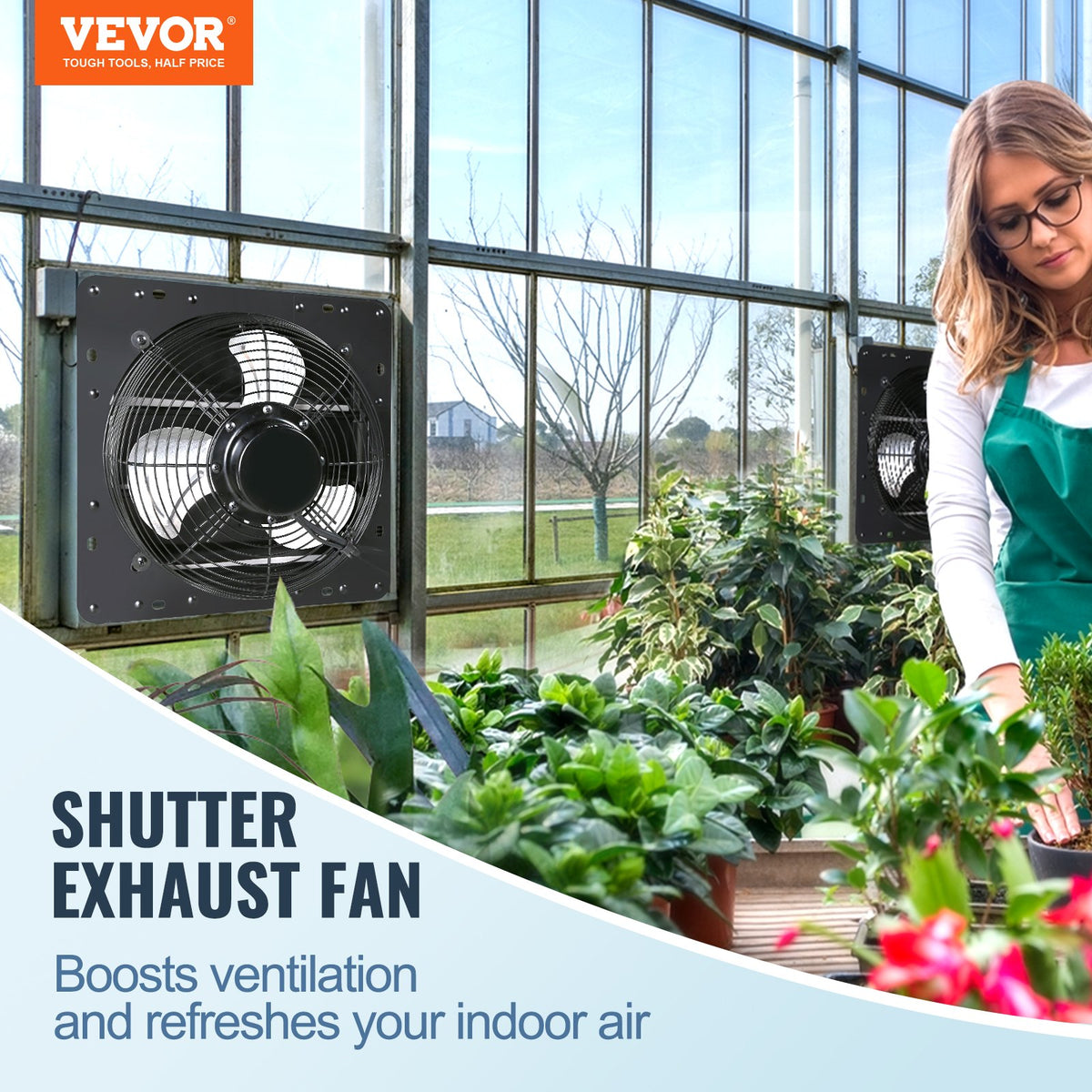 VEVOR Shutter Exhaust Fan