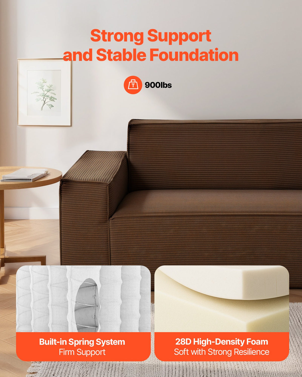 VEVOR 2110 mm Modern Sofa