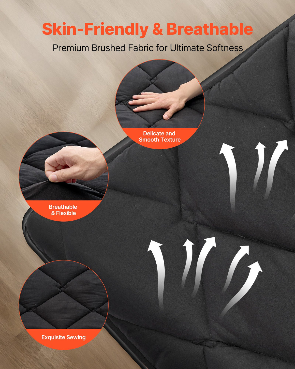 VEVOR Japanese Tatami Mat, Twin Size Foldable Japanese Tatami Mattress, Futon Mattress with Storage Bag & Fastener, 9-Layer Floor Mat for Sleeping, Dorm, Meditation, Yoga, 2032 x 991 x 89 mm, Black