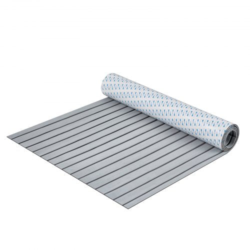 VEVOR Boat Flooring, EVA Foam Boat Decking 240 x 89.9 cm, Non-Slip Self-Adhesive Flooring, 2.2 m² Marine Carpet for Boats, Yacht, Pontoon, Kayak Decking