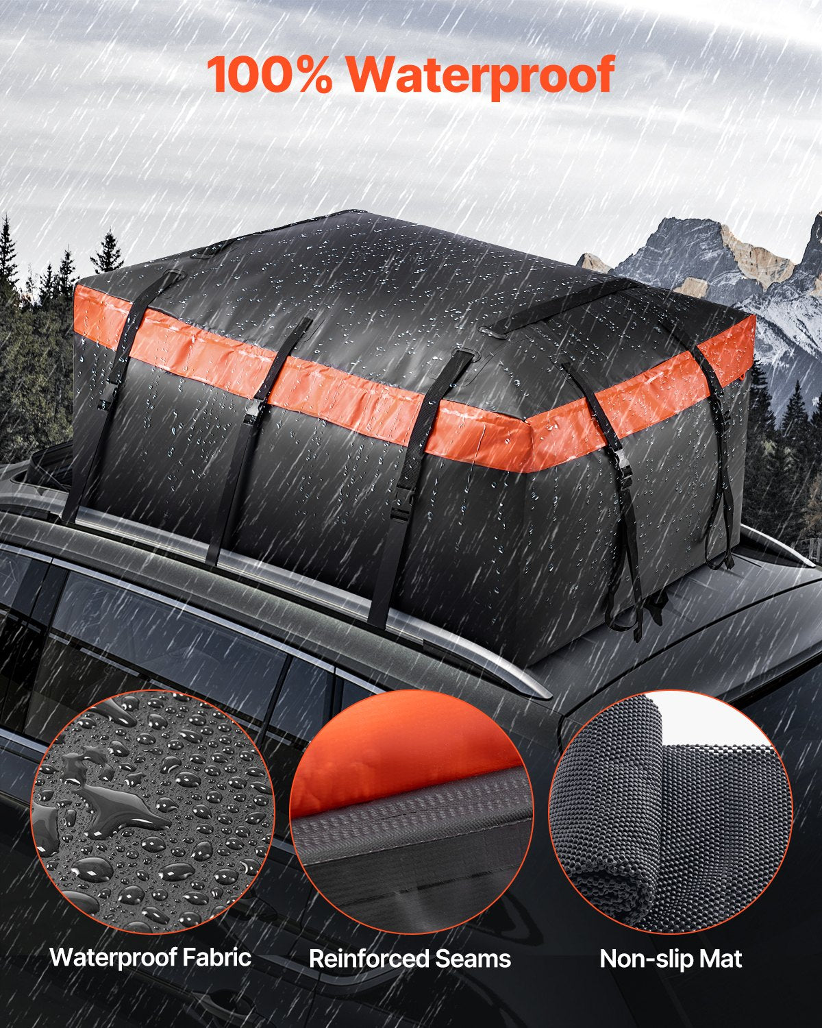 VEVOR Car Rooftop Cargo Carrier Bag
