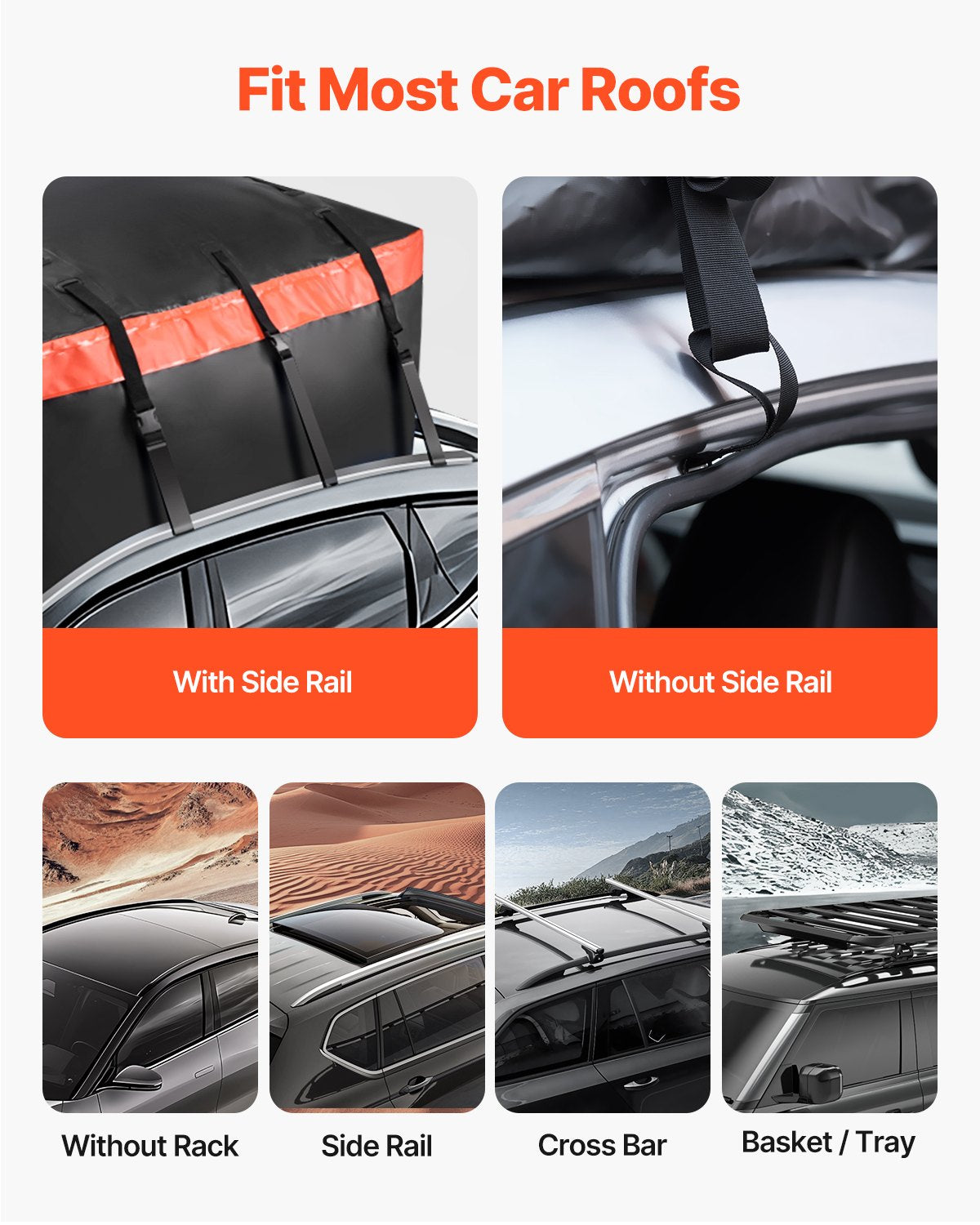 VEVOR Car Rooftop Cargo Carrier Bag