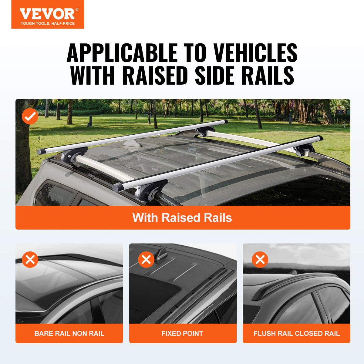 VEVOR Universal Roof Rack Cross Bars