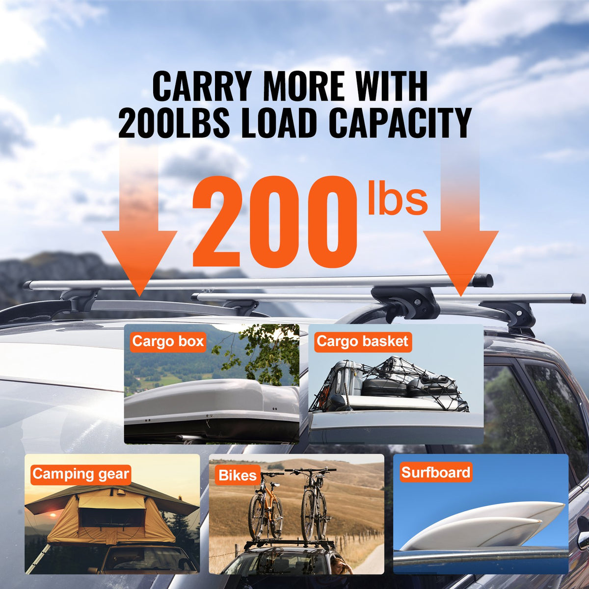 VEVOR Universal Roof Rack Cross Bars