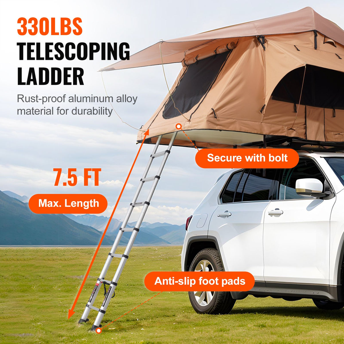 VEVOR Rooftop Tent Hard Shell