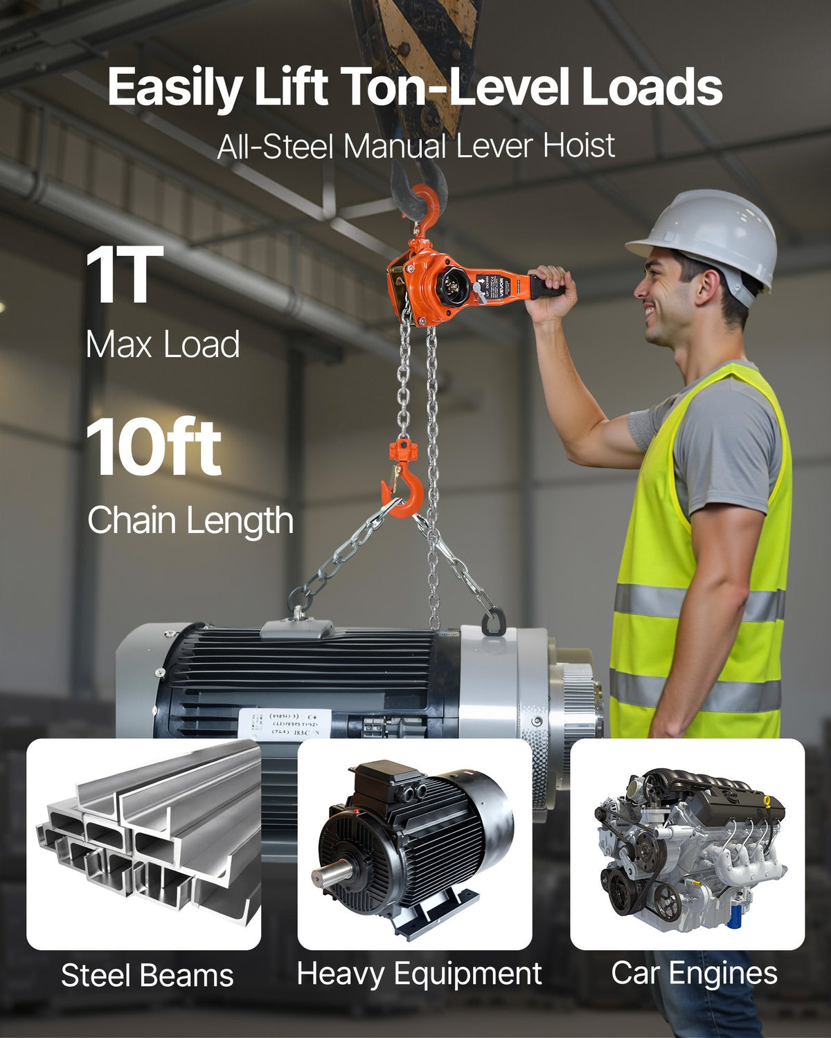VEVOR Manual Lever Chain Hoist