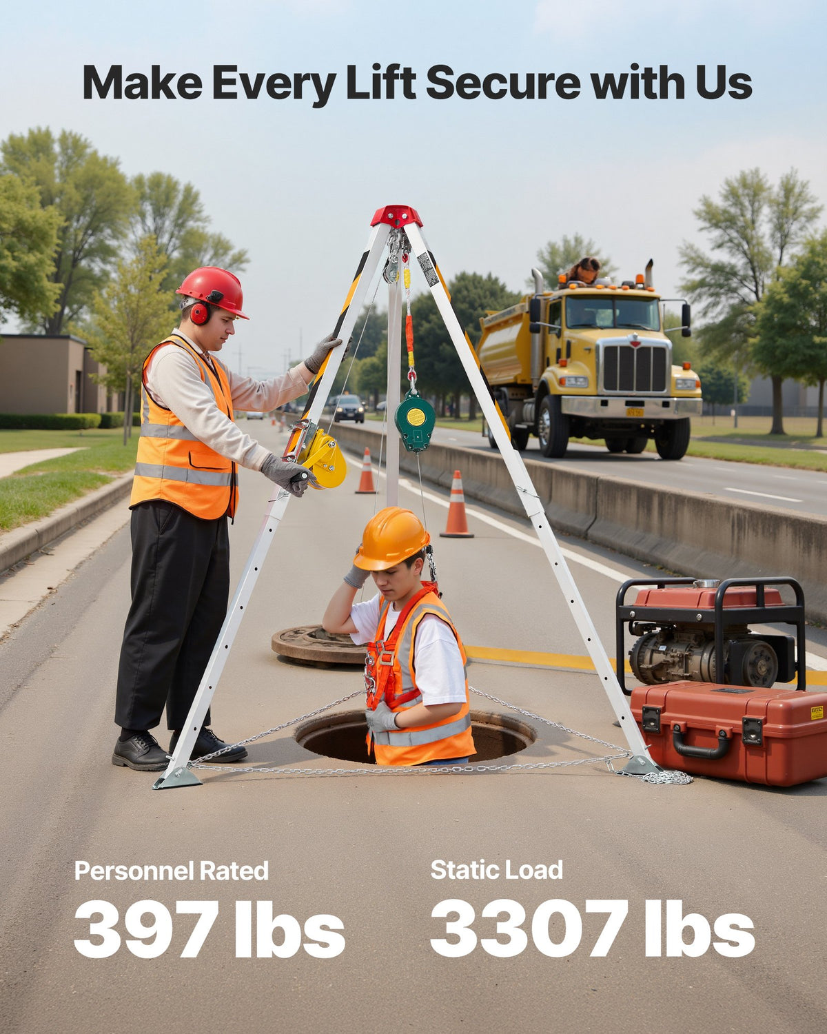 VEVOR Confined Space Tripod Kit
