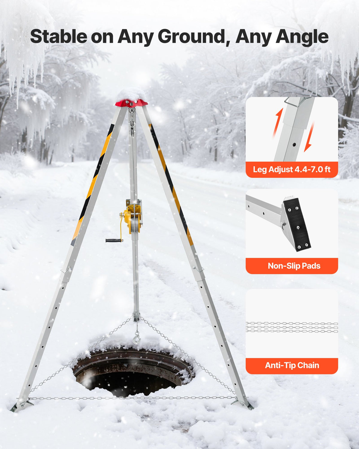 VEVOR Confined Space Tripod Kit