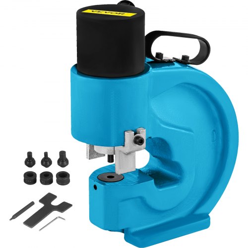 VEVOR CH-70 Hydraulic Hole Puncher Punching Tool Puncher, 35T Flat Copper Electric Pump L Style, CP-700 H Style CFP-800-1 Busbar Tungsten Steel