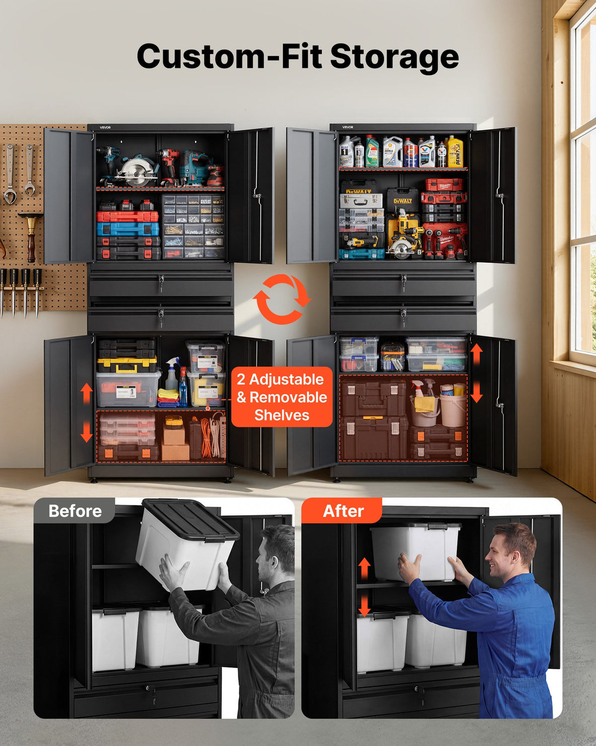 VEVOR Metal Storage Cabinet