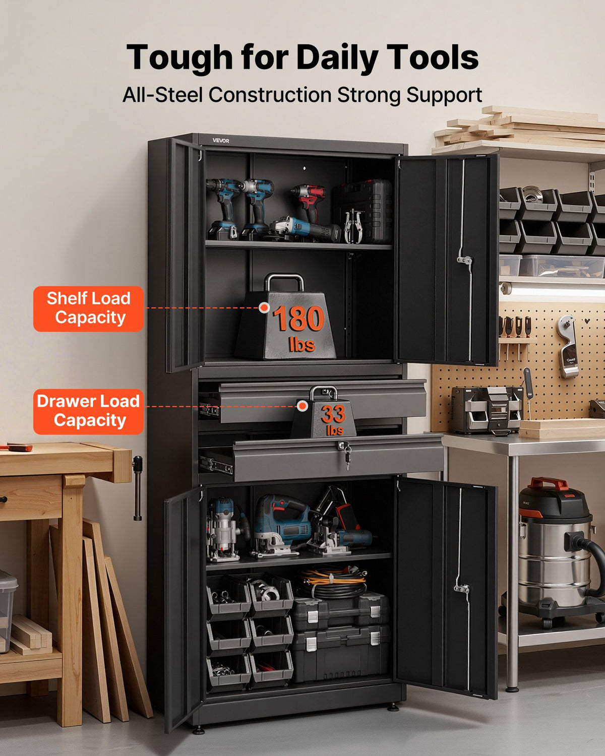 VEVOR Metal Storage Cabinet