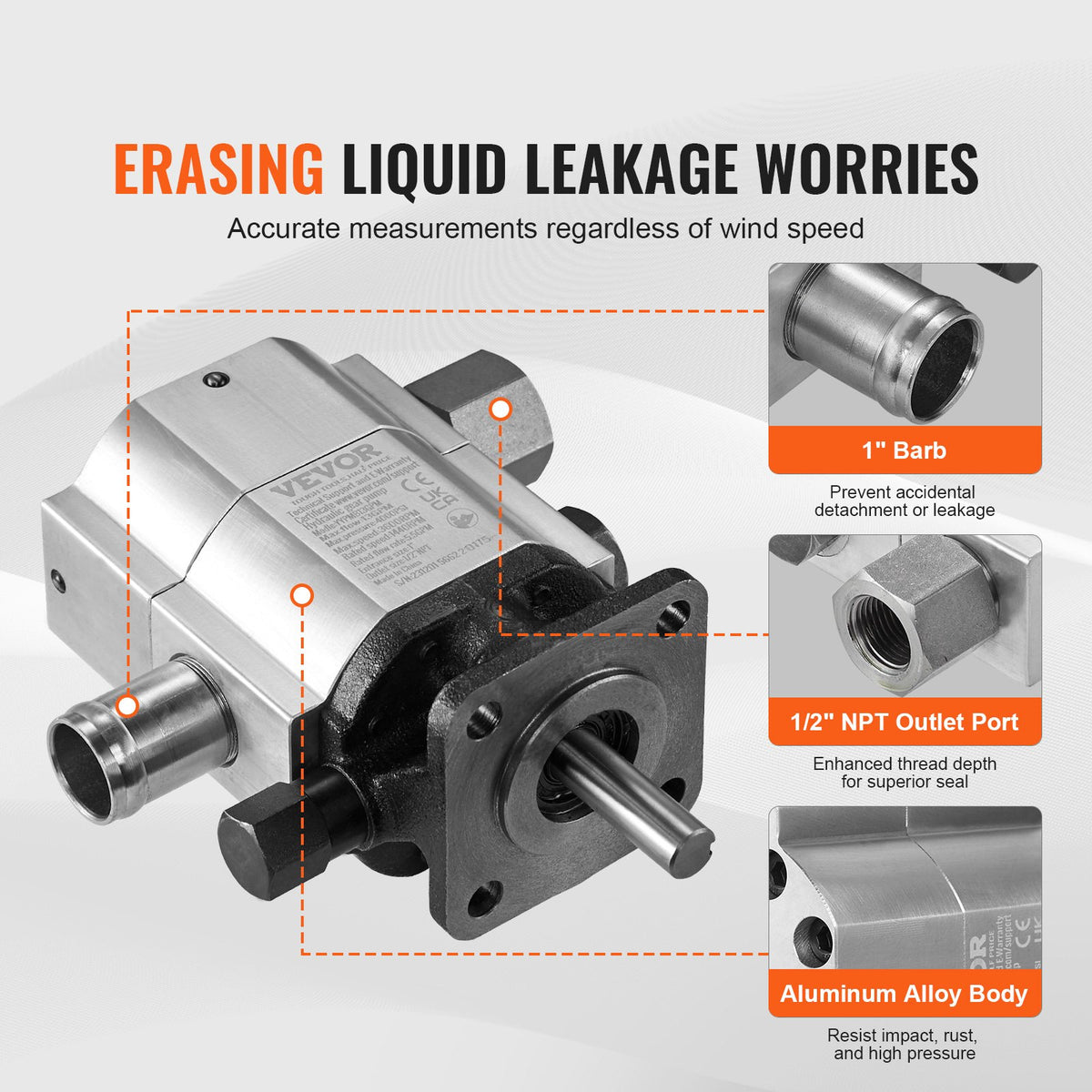 VEVOR Hydraulic Log Splitter Pump
