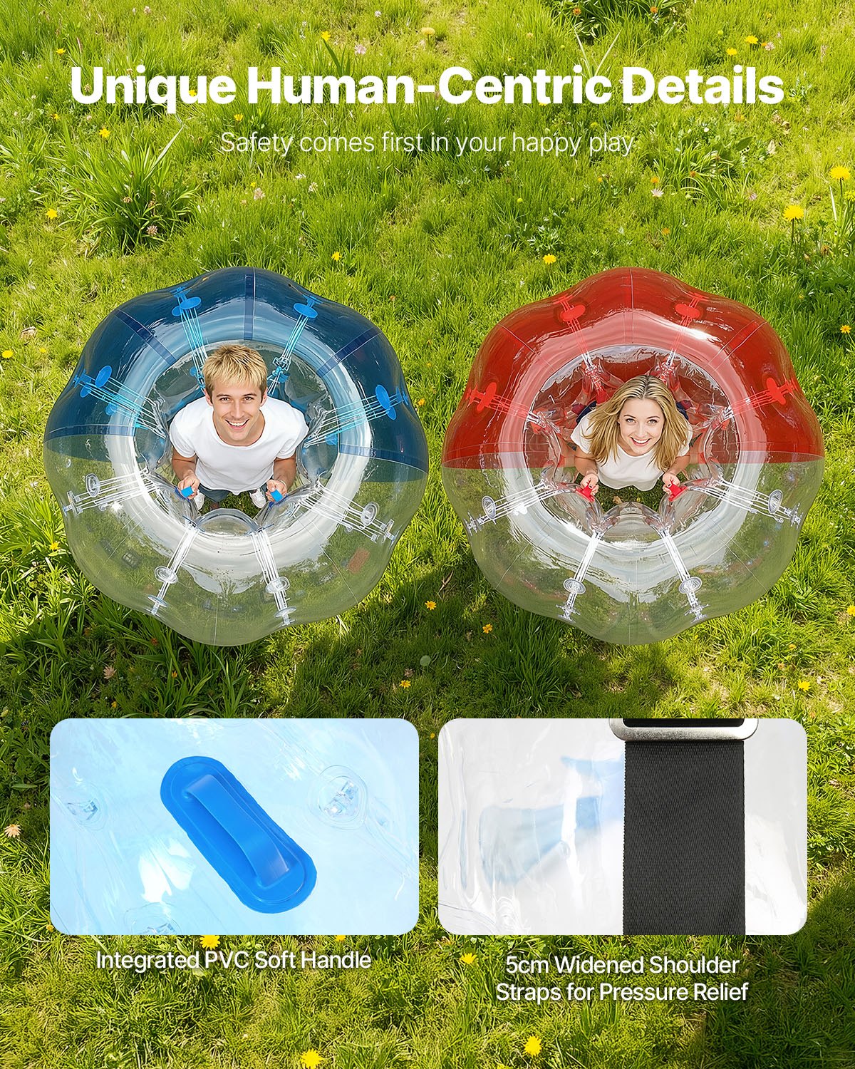 VEVOR Inflatable Bumper Balls 2-Pack
