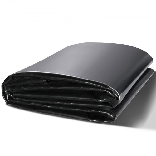 VEVOR Pond Liner, 4.6 x 6 m 1.14 mm Thickness, Pliable EPDM Material Pond Skins, Easy Cutting Underlayment for Fish or Koi Ponds, Water Features, Waterfall Base, Fountains, Water Gardens, Black