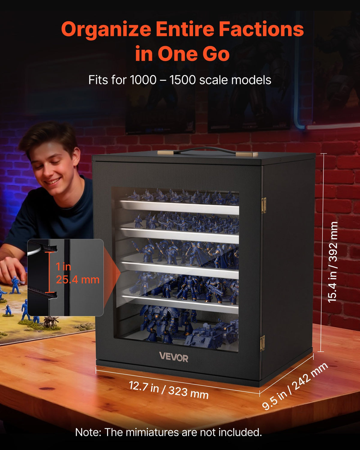 VEVOR Miniatures Storage Case