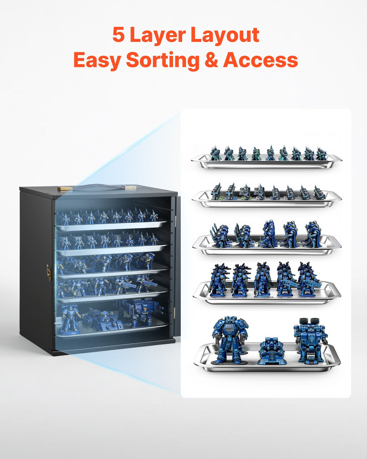 VEVOR Miniatures Storage Case