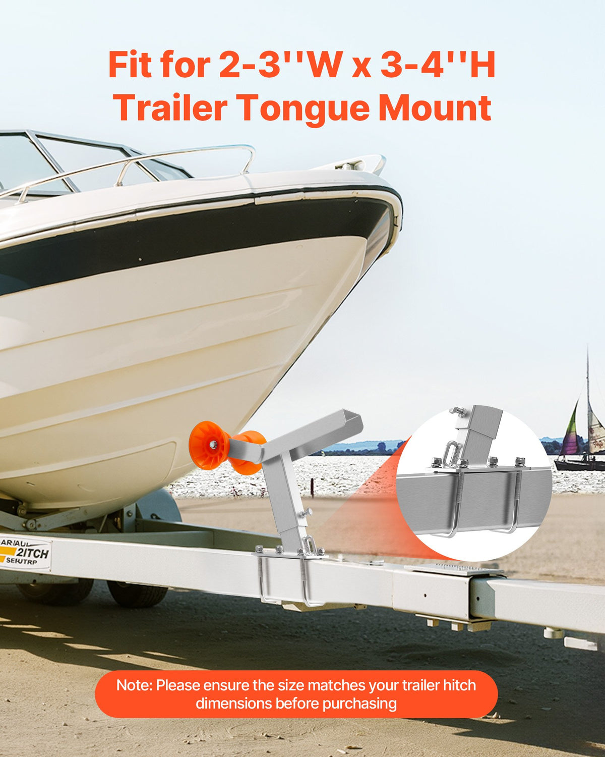 VEVOR Boat Trailer Winch Stand with Roller