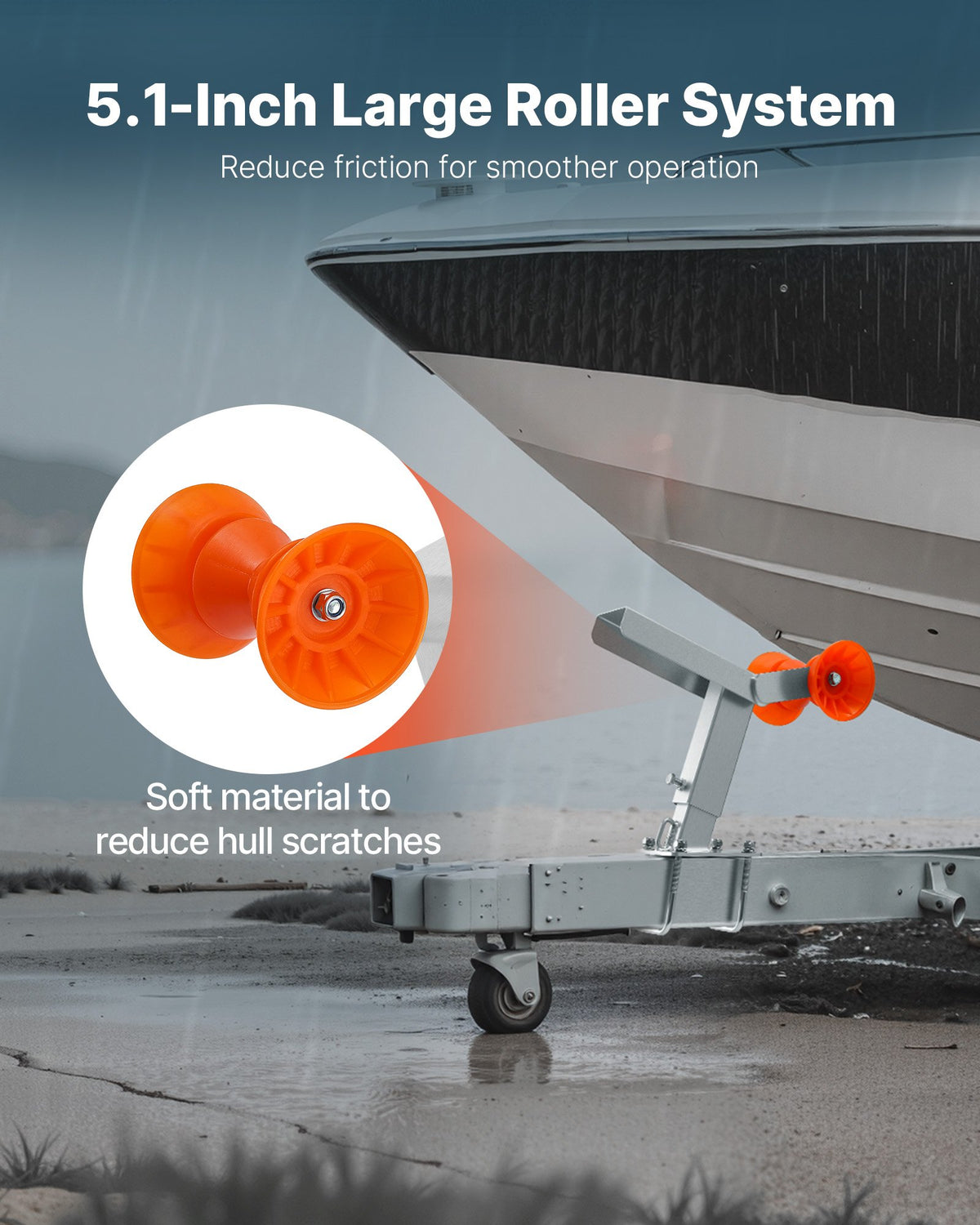 VEVOR Boat Trailer Winch Stand with Roller