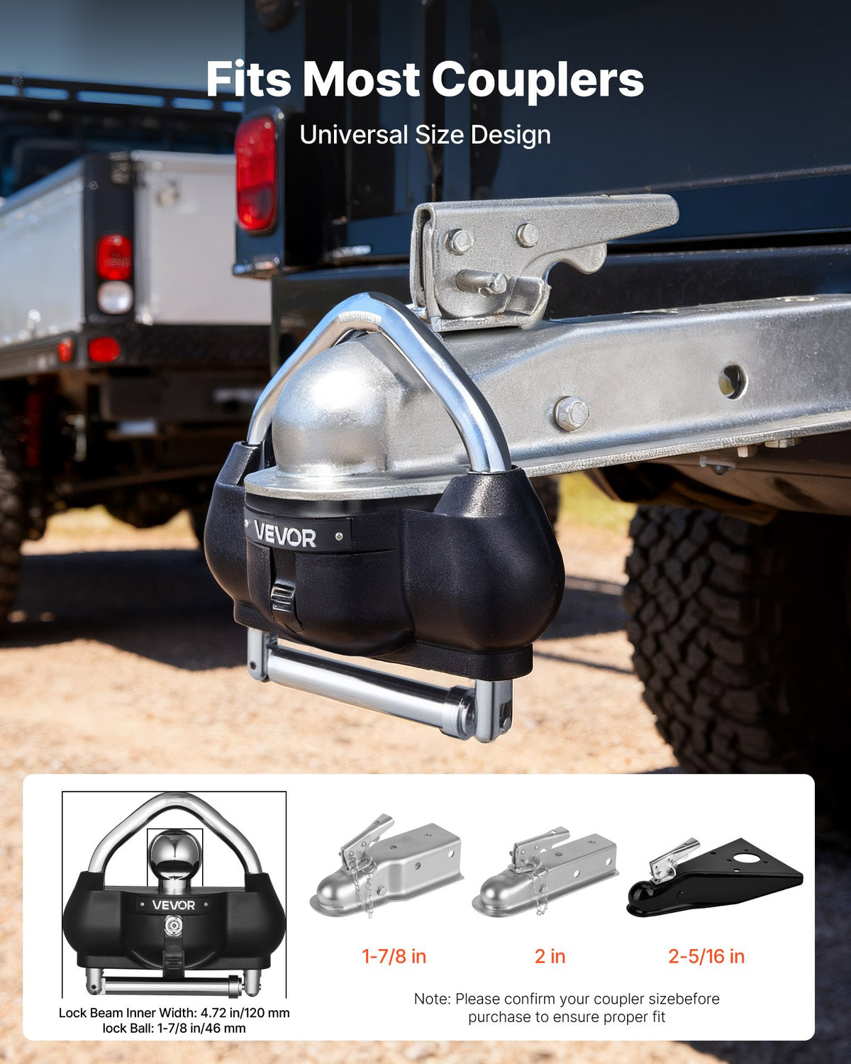 VEVOR Trailer Hitch Lock