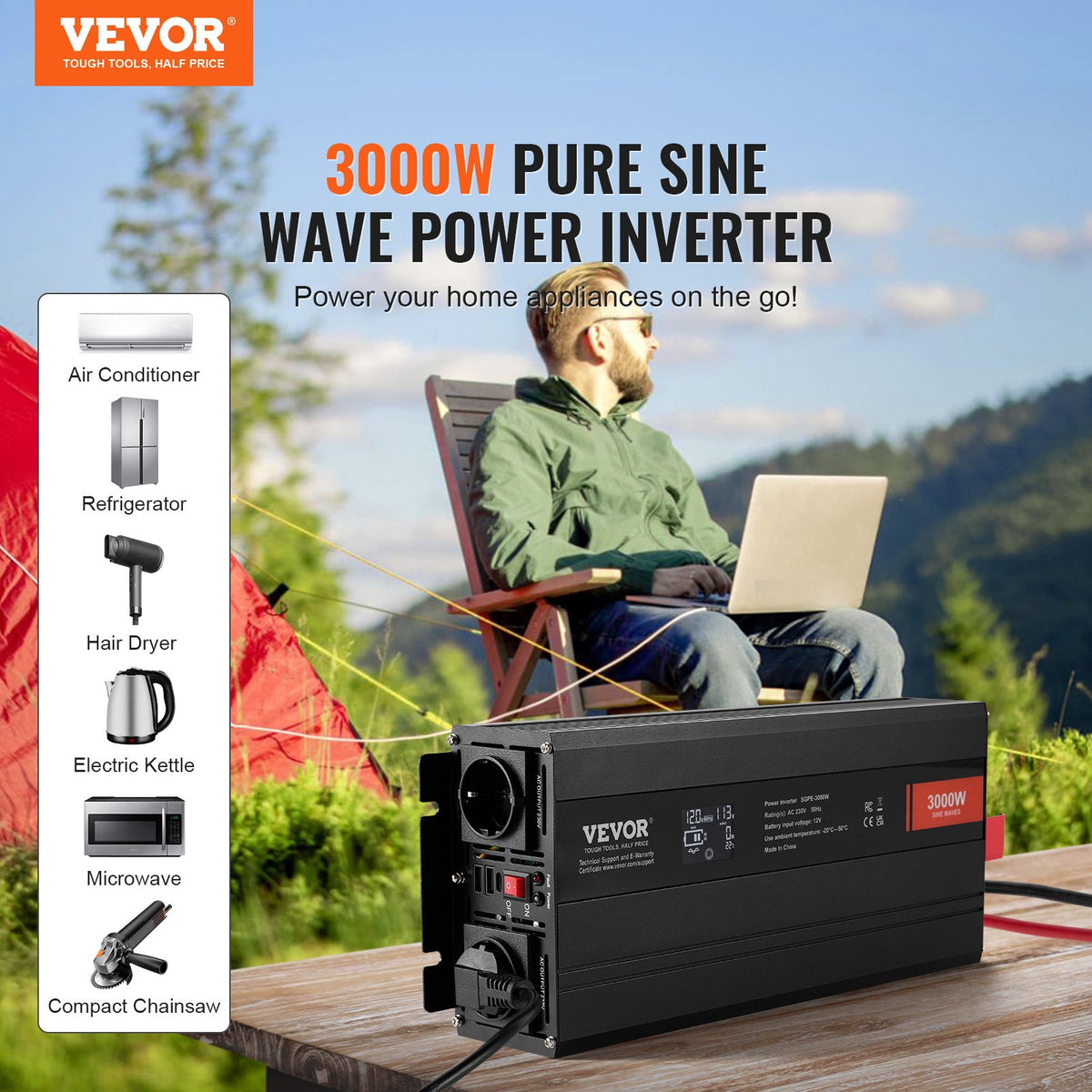 VEVOR Pure Sine Wave Inverter
