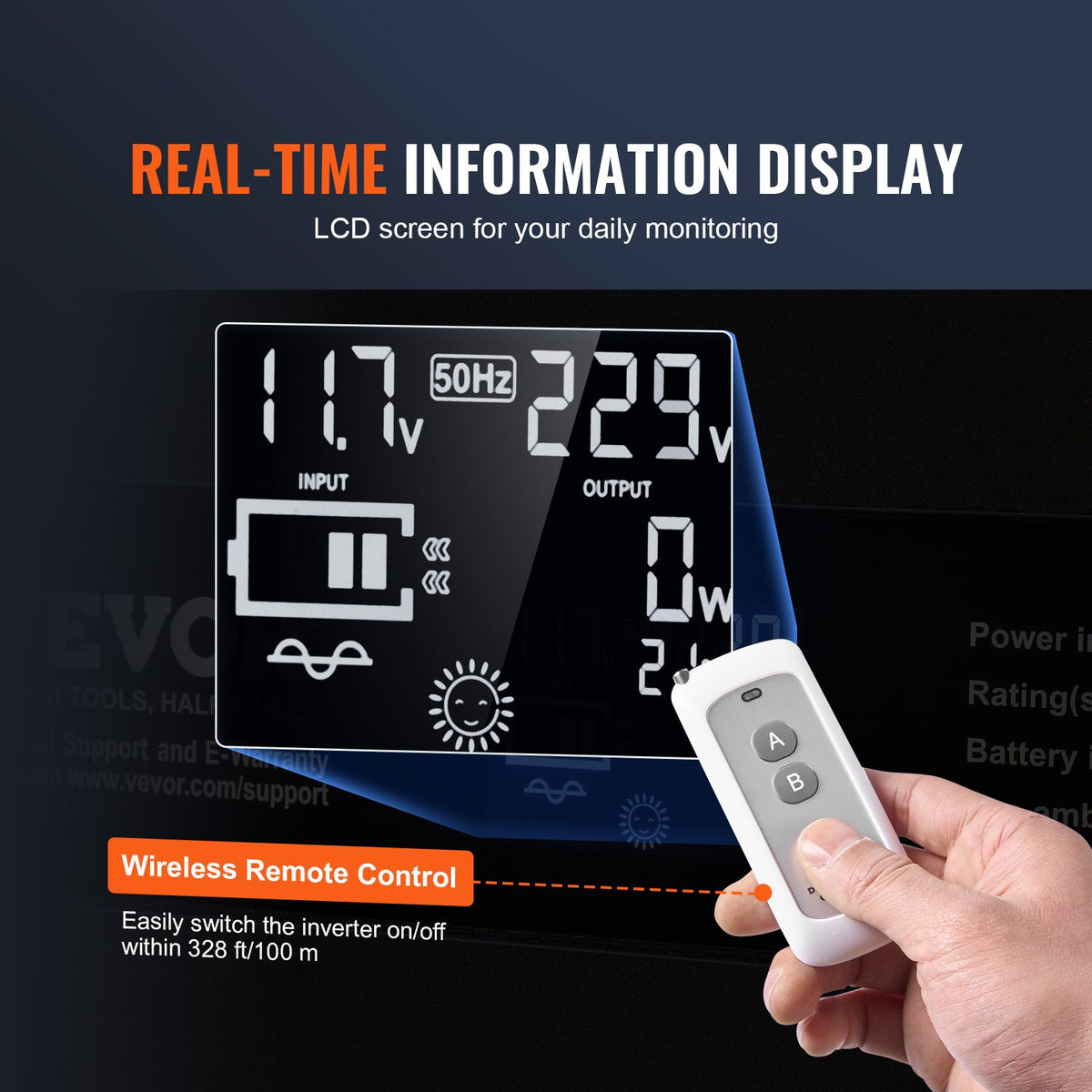 VEVOR Pure Sine Wave Inverter