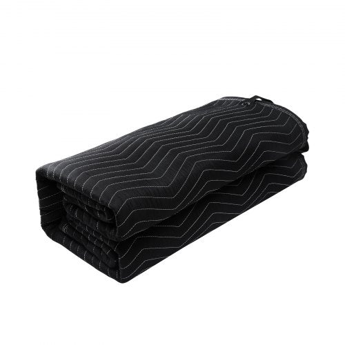 VEVOR Sound Dampening Blanket, 243.8 x 203.2 cm, Extra Large Studio Grommeted Soundproof Blanket with Grommets, Light Blocker for Door Acoustic Noise Blocking Blanket Studio Sound Absorption Sheet, Black