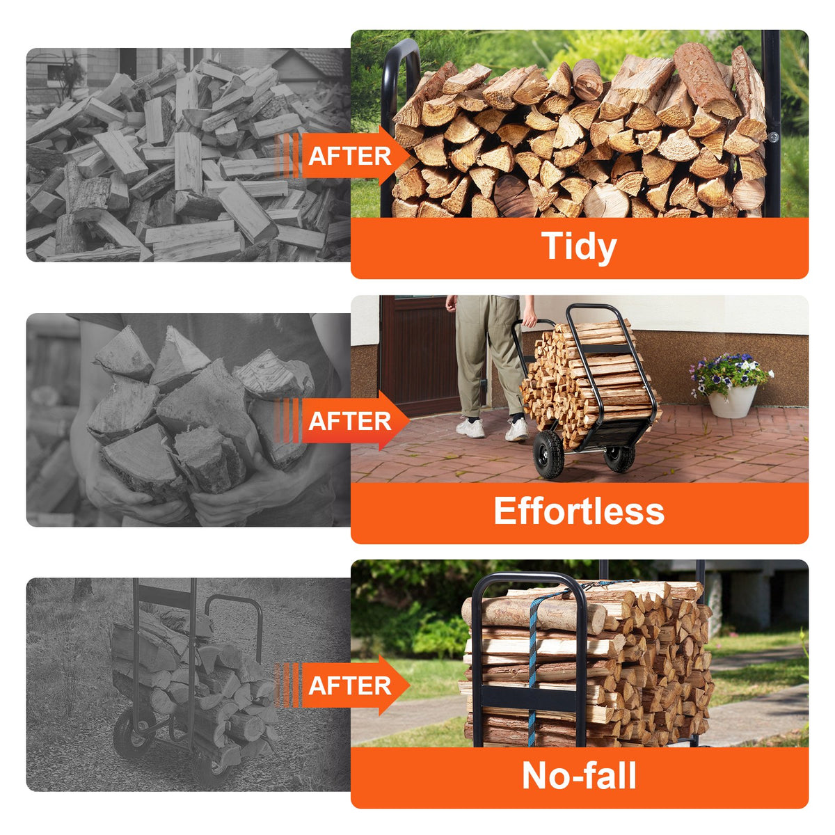 VEVOR Firewood Log Cart