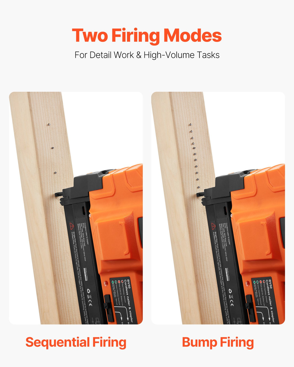 VEVOR Cordless Brad Nailer