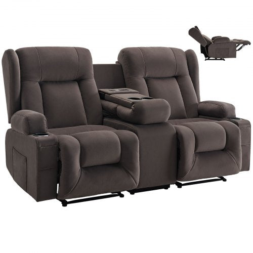VEVOR Loveseat Recliner Sofa