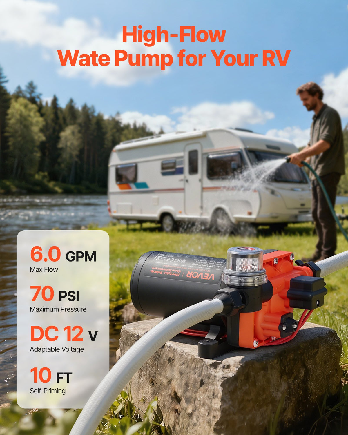 VEVOR RV Water Pump