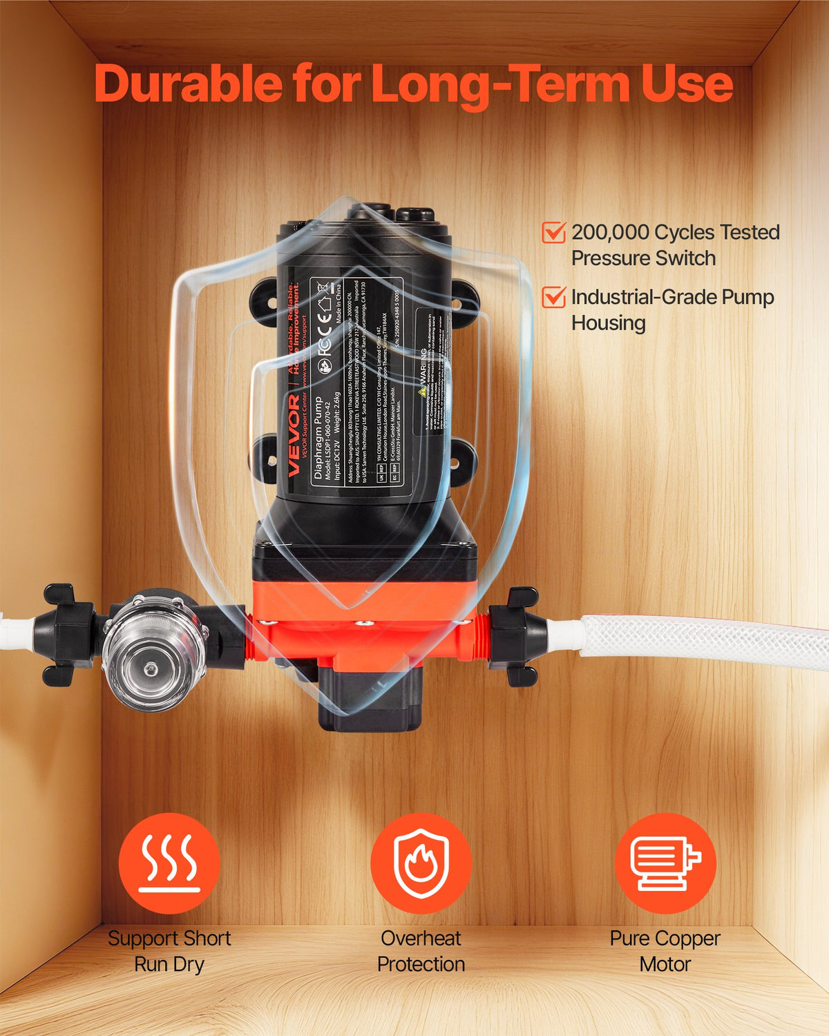 VEVOR RV Water Pump