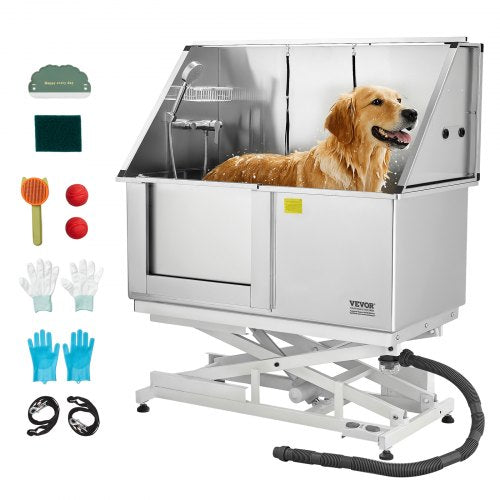 VEVOR Electric Lift Dog Washing Station