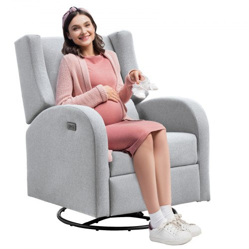 VEVOR Electronic Power Recliner and Swivel Glider
