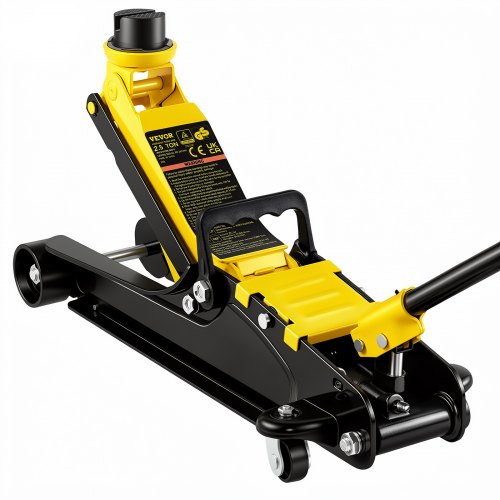 VEVOR Floor Jack, 2.5 Ton Low Profile Floor Jack, Heavy-duty Steel Racing Floor Jack With Single Piston Lift Pump, Floor Jack Lifting Range 85 mm-380 mm