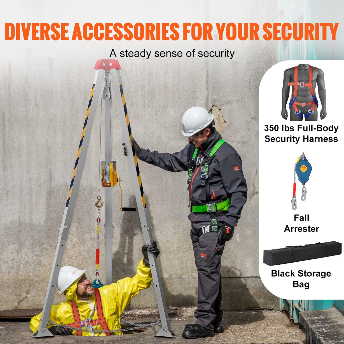 VEVOR Confined Space Tripod Kit