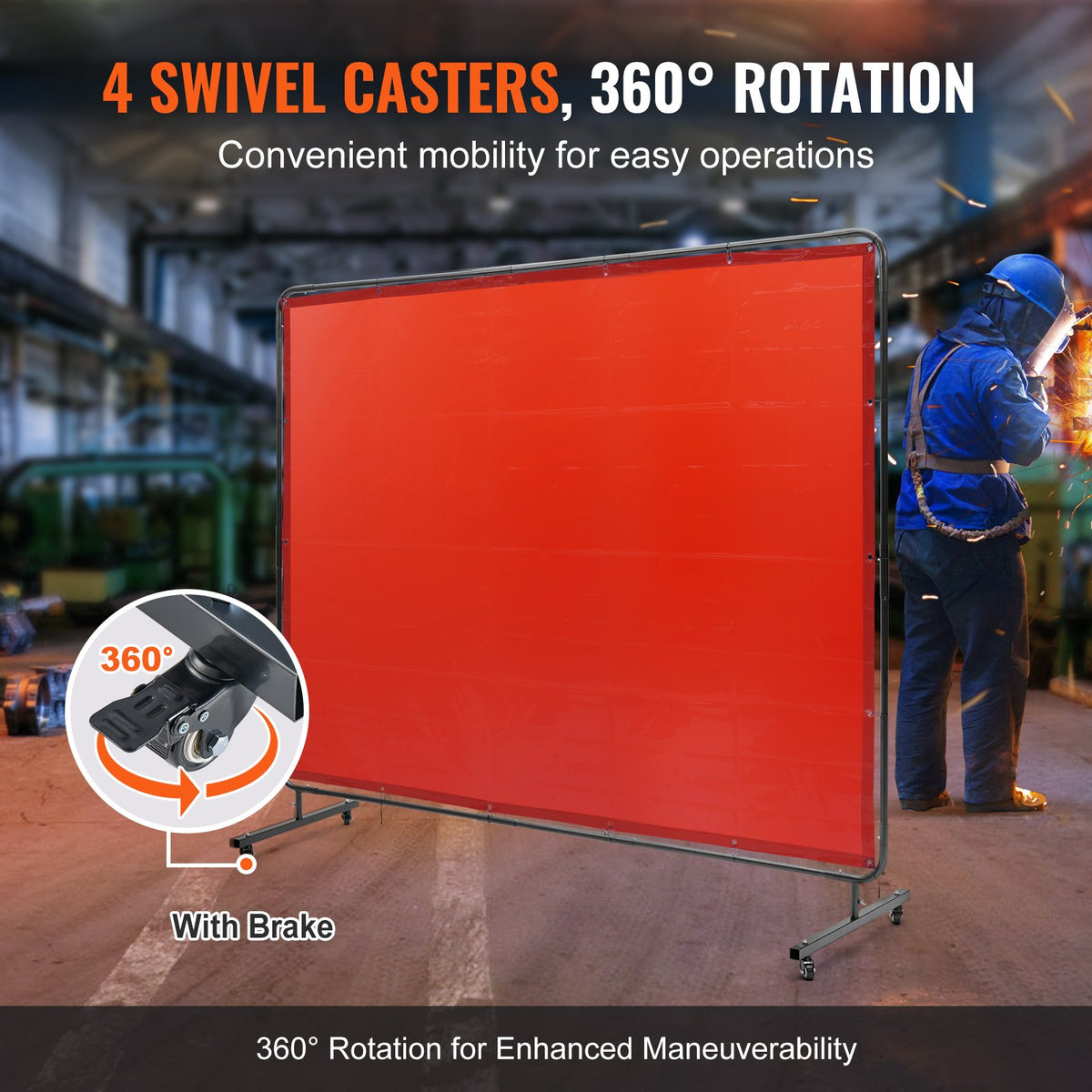 VEVOR Welding Screen with Frame
