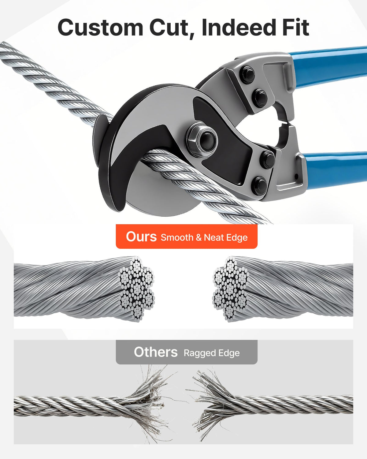VEVOR 6.35 mm Wire Rope, 76.2 m Length, Zinc Galvanized Carbon Steel Cable with Gloves, 31.1 kN Breaking Strength, 7 x 19 Strands Construction, Wire Cable for Deck Railing System, Garden Trellis