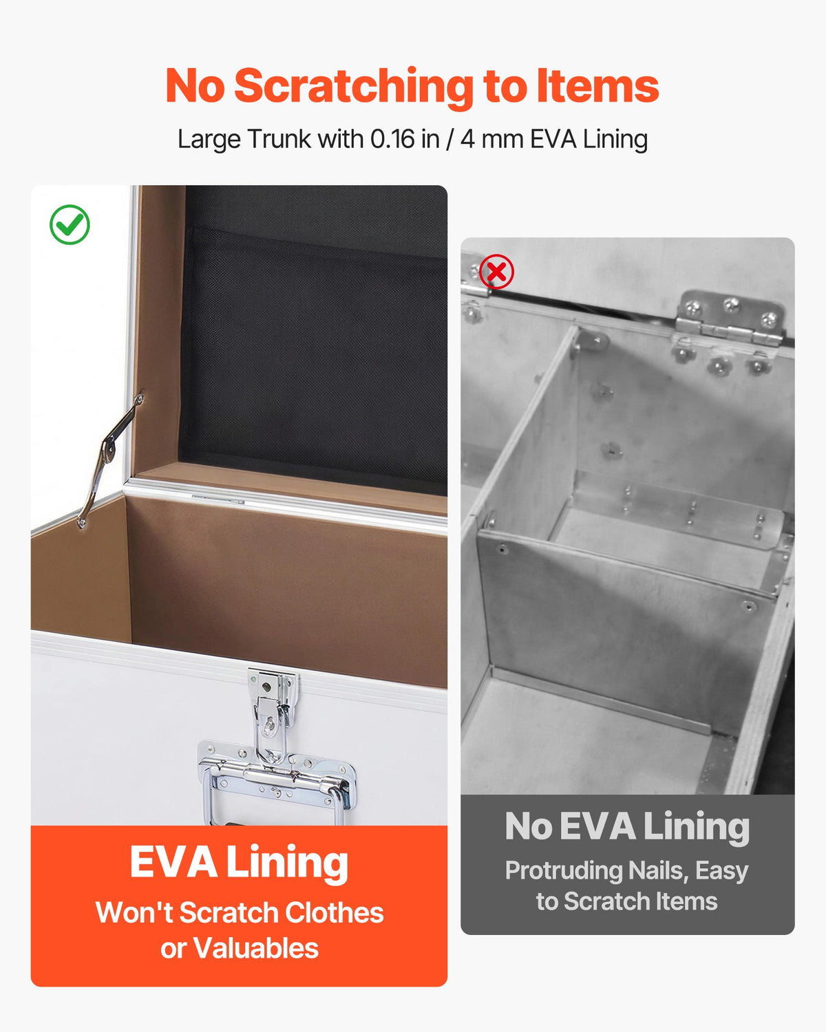 VEVOR Metal Storage Trunk