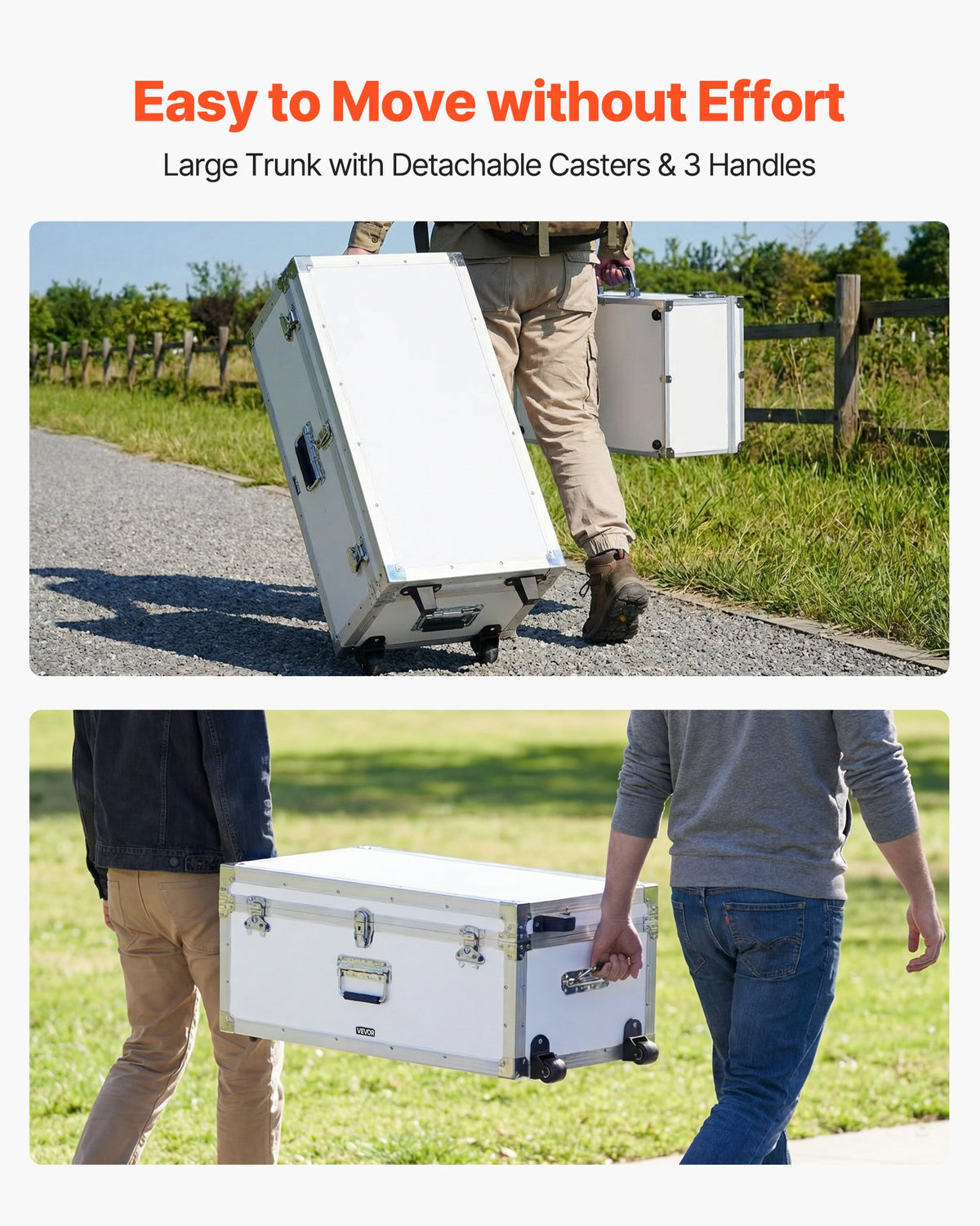 VEVOR Metal Storage Trunk