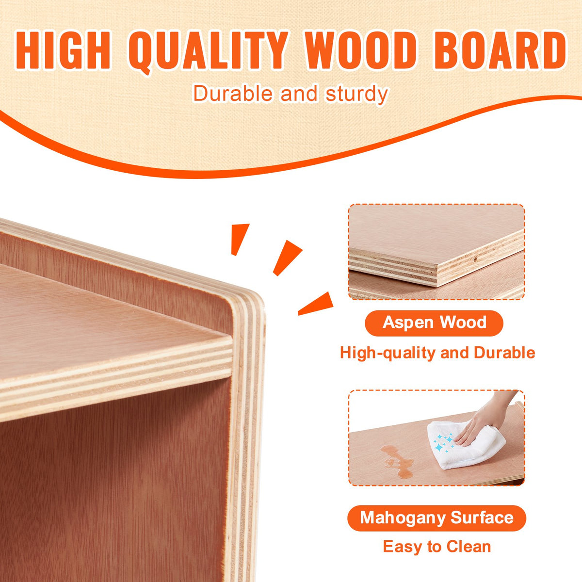 VEVOR Cubby Mobile Tray Storage Cabinet
